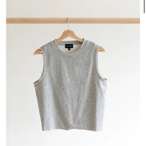 Crop length super soft muscle tank